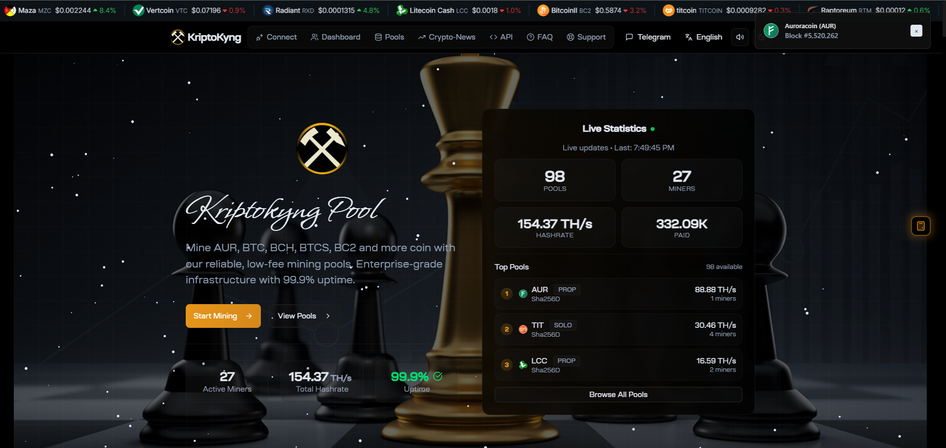 Litecoin-Cash (LCC) Mining Pool | KriptoKyng
